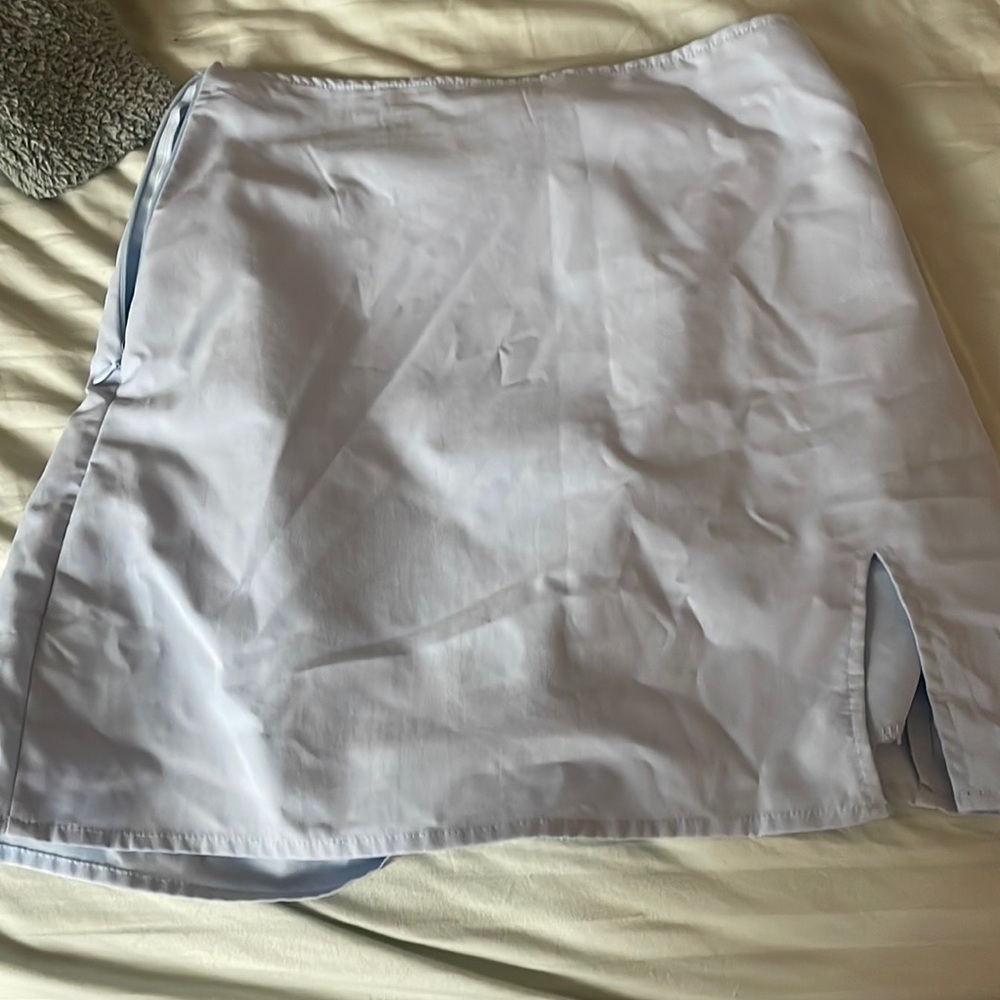 Shein light blue skirt